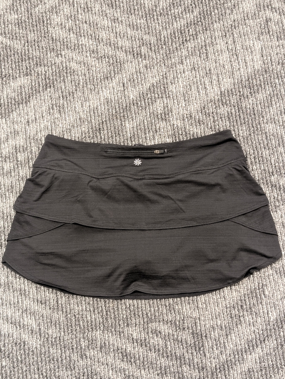 Athleta Swagger Tiered Ruffled Skirt Skort Black Size L - Picture 6 of 14